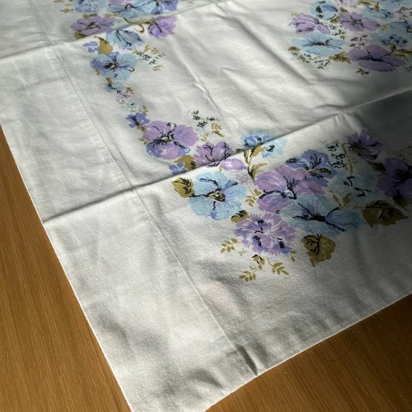 Vintage Stevens 100% Cotton Floral Pillowcases (Never used) - Picture 9 of 14